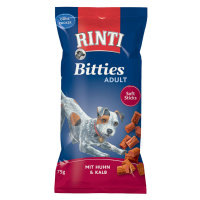 RINTI Bitties Adult - 8 x 75 g kuřecí a telecí