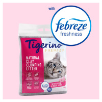 Tigerino Premium Febreze Blossom and Breeze - 12 kg