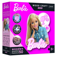 Puzzle Wood Craft Junior Krásná Barbie/5 - Trefl