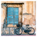 Fotografie Old Window and Bicycle, George Digalakis, 40 × 40 cm