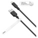 YENKEE kabel YCU 615 BK SILIC USB-A - Lightning, MFi, 1.5m, černá - 37000045