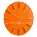 Designové nástěnné hodiny Future Time FT2010OR Round orange 40cm