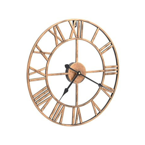 Nástěnné hodiny kovové 40 cm zlaté SHUMEE