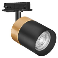 OSRAM LEDVANCE 1f Tracklight Spot Cylinder Gold GU10 černá 4058075756700