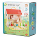 Dřevěný domeček pro panenku Dolls house Tender Leaf Toys s 2 postavičkami, nábytkem a 18 doplňků