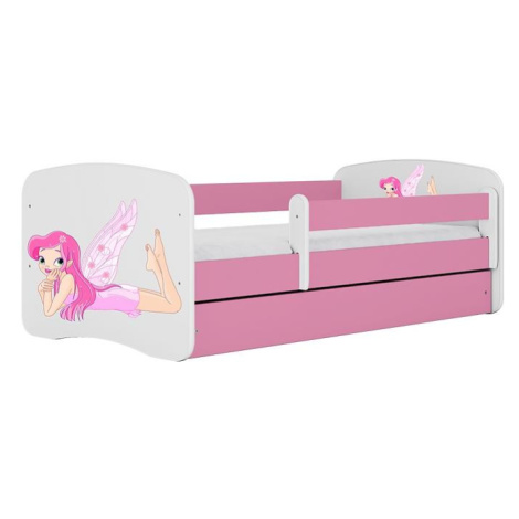 Dětská postel Babydreams růžová 70x140 Víla 2 BAUMAX