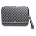 DKNY PU Leather Checkered Pattern and Stripe Obal na Notebook 13/14" Black, DKCS14PVSHLK