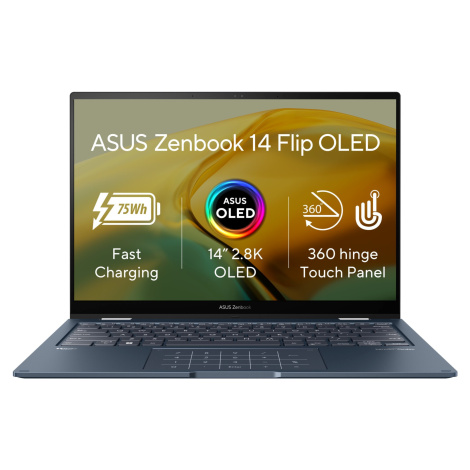 ASUS Zenbook 14 Flip OLED (UP3404), modrá - UP3404VA-OLED045W