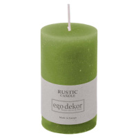 Zelená svíčka Rustic candles by Ego dekor Rust, doba hoření 38 h