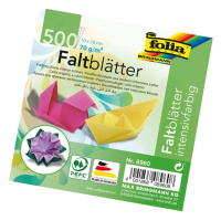 Popron.cz folia 8960 skládacích listů 10 x 10 cm, 70 g/m², 500 listů tříděných v 10 intenzivních