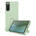 Pouzdro SONY Xperia 10 V Stand Cover Sage zelené XQZCBDCG.ROW Zelená