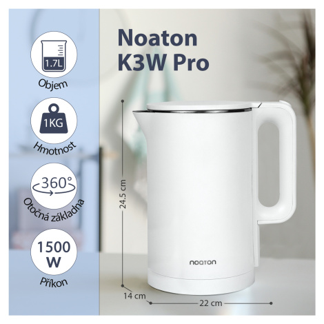 Noaton K3W Pro, rychlovarná konvice