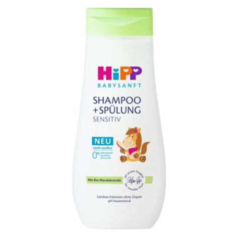 HiPP Babysanft Šampon dětský s kondicionérem 200 ml