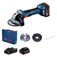 BOSCH Aku bruska GWS 180-LI Professional (2 x 4.0Ah, kufr) 0.601.9H9.021