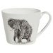 Bílý porcelánový hrnek Maxwell & Williams Marini Ferlazzo Elephant, 450 ml