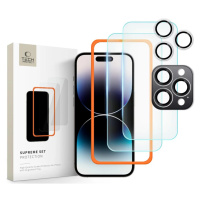 Ochranné sklo TECH-PROTECT SUPREME SET 3-PACK IPHONE 16 PRO CLEAR (5906302310920)