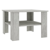 Konferenční stolek betonově šedý 60 × 60 × 42 cm dřevotříska