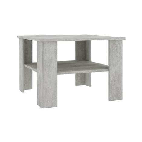 Konferenční stolek betonově šedý 60 × 60 × 42 cm dřevotříska SHUMEE