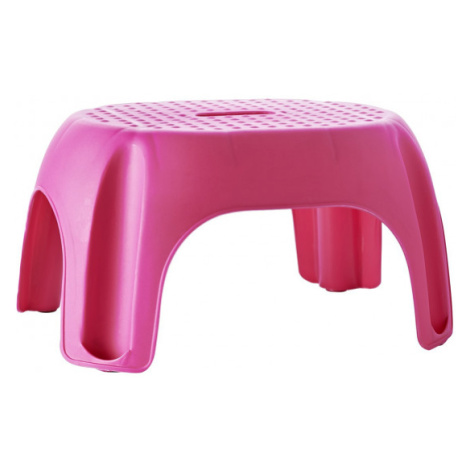 Ridder A1102613 prostiskluzová stolička do koupelny, růžová - v. 22 cm, š. 33 cm, hl. 24 cm