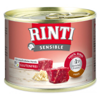 Konzerva Rinti Sensible hovězí + rýže 185g