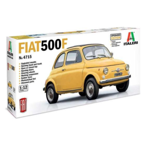 Model Kit auto 4715 - FIAT 500 F 1968 upgraded edition (1:12) Italeri