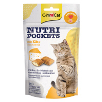 GimCat Nutri Pockets se sýrem - výhodné balení: 6 x 60 g
