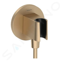 Hansgrohe 26888140 - Sprchové kolínko s držákem, kartáčovaný bronz