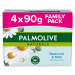 Palmolive Naturals tuhé mýdlo s výtažky heřmánku 4x90g - family pack