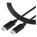 Tactical Smooth Thread Cable USB-C/USB-C 1m černý