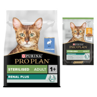 Purina Pro Plan granule 3 kg + Pro Plan kapsičky 6 x 85 g zdarma! - Adult Sterilised Rabbit 3 kg