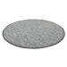 Vopi koberce Kusový koberec Alassio šedý kruh - 100x100 (průměr) kruh cm