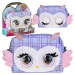 Purse Pets Hoot Couture Sova Fialová Kabelka S Očima Interaktivní 11,5CM