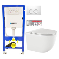 GEBERIT DuofixBasic s bílým tlačítkem DELTA21 + WC INVENA TINOS + SEDÁTKO 458.103.00.1 21BI NO1