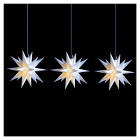 STERNTALER LED světelný řetěz 3 mini hvězdy venkovní bílá