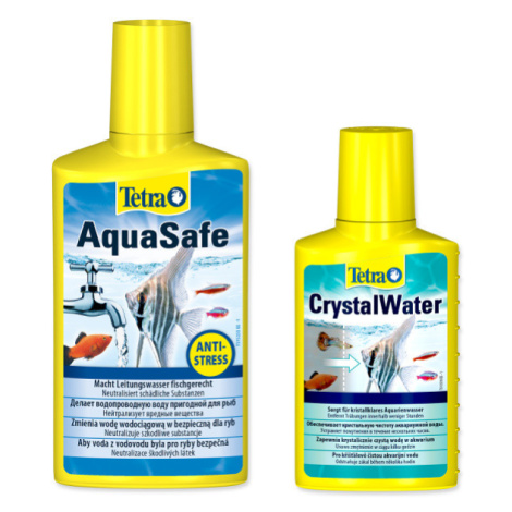 Tetra Aqua Safe 250ml + Tetra Crystal Water 100ml zdarma