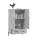 vidaXL Skříň highboard betonově šedá 69,5x31x115 cm kompozitní dřevo