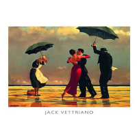 Umělecký tisk The Singing Butler (Zpívající lokaj), 1992, Jack Vettriano, 120 × 90 cm