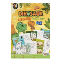 Kniha plná aktivit A4 Dino