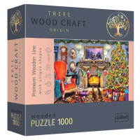 TREFL - Dřevěné puzzle 1000 - U krbu