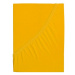 B.E.S. PETROVICE Protěradlo Jersey s elastanem LYCRA 140 × 200 cm, sytě žluté