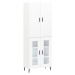 vidaXL Skříň highboard bílá 69,5 x 34 x 180 cm kompozitní dřevo