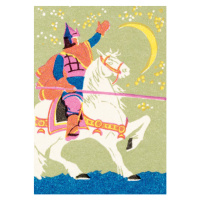 Ilustrace Knight on a white horse, CSA Images, 30 × 40 cm