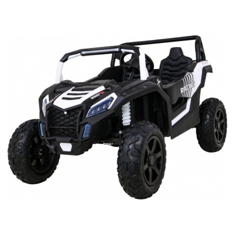 mamido  Dětské elektrické autíčko Buggy UTV Strong 24V nafukovací kola bílé