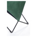 HALMAR Jídelní židle K485 tmavě zelená