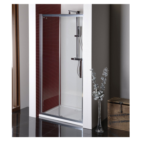Polysan LUCIS LINE sprchové dveře 1400mm, čiré sklo