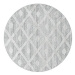 Ayyildiz Kusový koberec Pisa 4707 Grey kruh