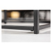 LuxD Set konferenčních stolků Giuliana 3 ks vzor dub - černý