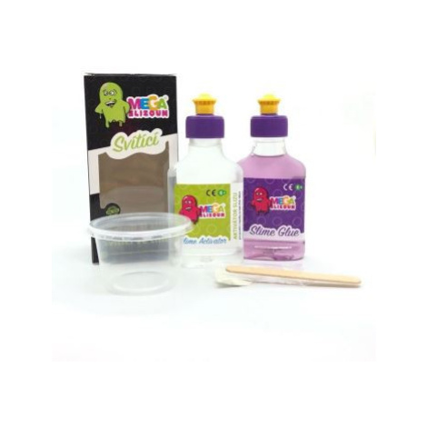 MEGASLIZOUN svítící - sada na výrobu slizu - sliz svítící ve tmě