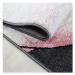 ELIS DESIGN Dětský koberec - Slůně na chobotu barva: šedá x růžová, rozměr: 120x170