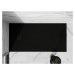 MEXEN/S Stone+ obdélníková sprchová vanička 180 x 80, černá, mřížka černá 44708018-B